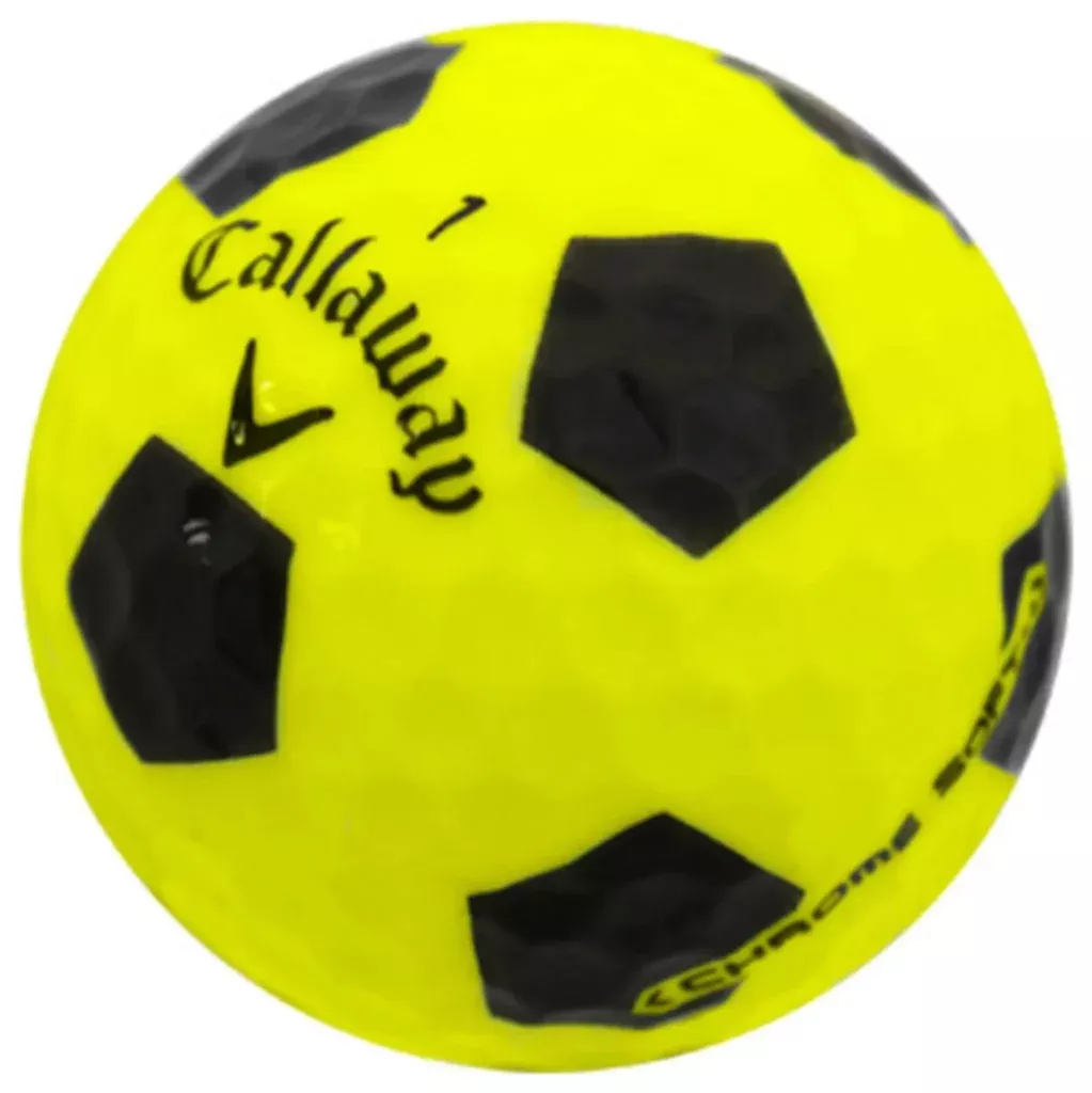 CALLAWAY CHROME SOFT TRUVIS BLACK AND YELLOW
