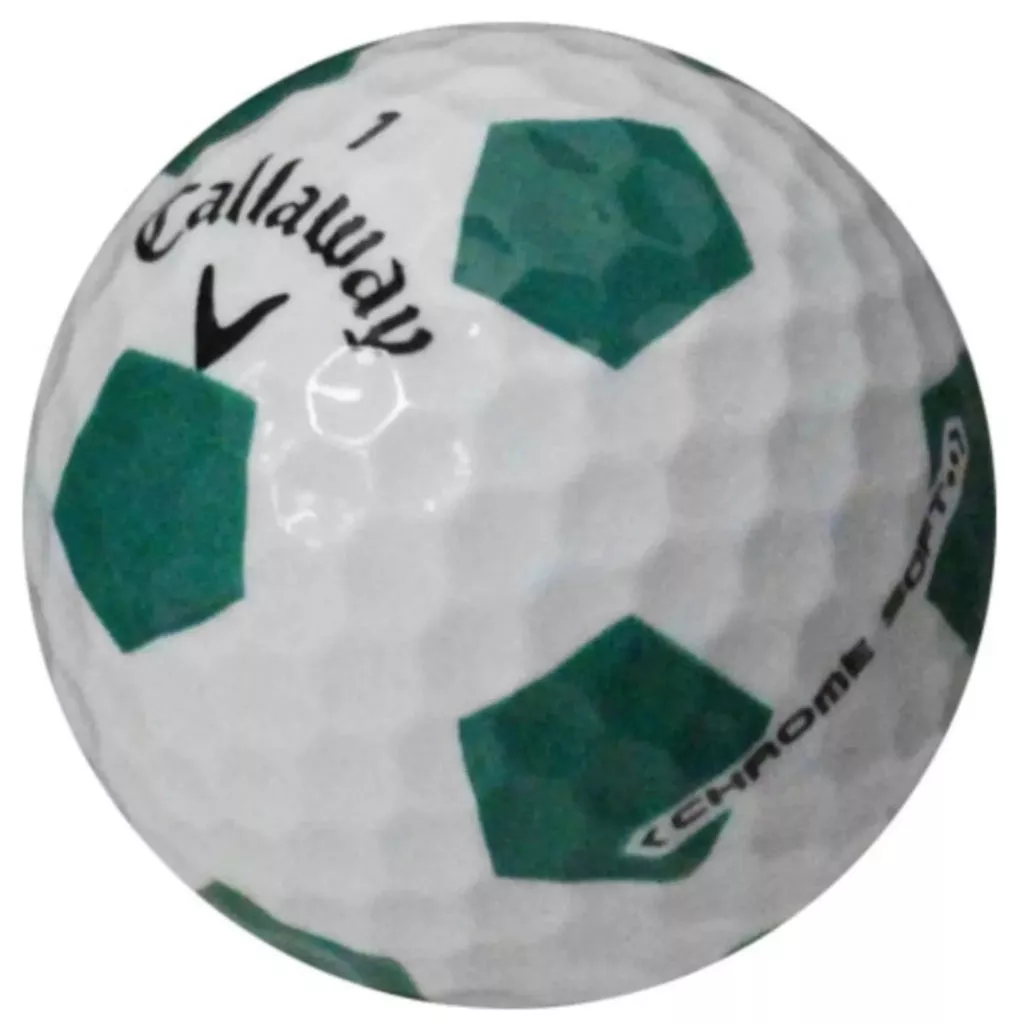 CALLAWAY CHROME SOFT TRUVIS GREEN AND WHITE