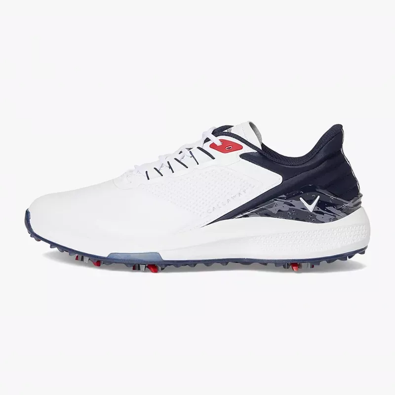 callaway-men-s-coronado-v4-golf-shoes-white-blue-red Callaway Men’s Coronado V4 Golf Shoes – White/Blue/Red