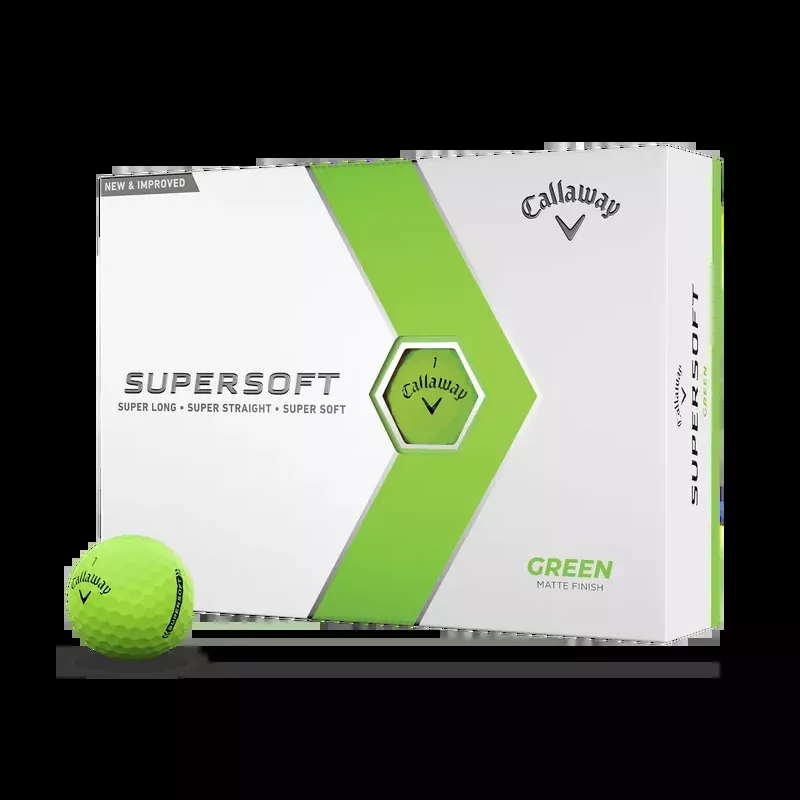 callaway-supersoft-12-balls-matte-green Callaway Supersoft 12/Balls (Matte-Green)