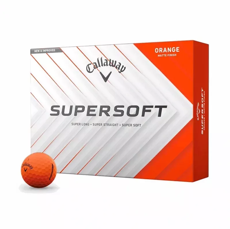 callaway-supersoft-golf-balls-matte-orange Callaway Supersoft Golf Balls – Matte Orange