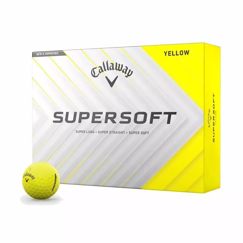 Callaway Supersoft Golf Balls – Yellow