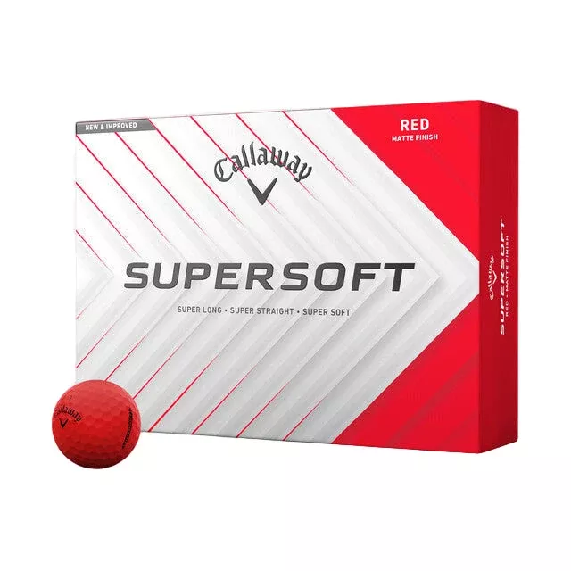 callaway-supersoft-matte-red-2025-golf-balls Callaway Supersoft Matte Red 2025 Golf Balls