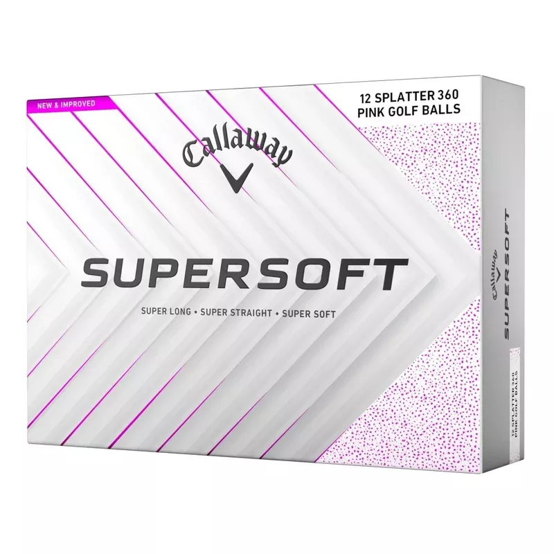 callaway-supersoft-splatter-pink-golf-balls Callaway Supersoft Splatter Pink Golf Balls