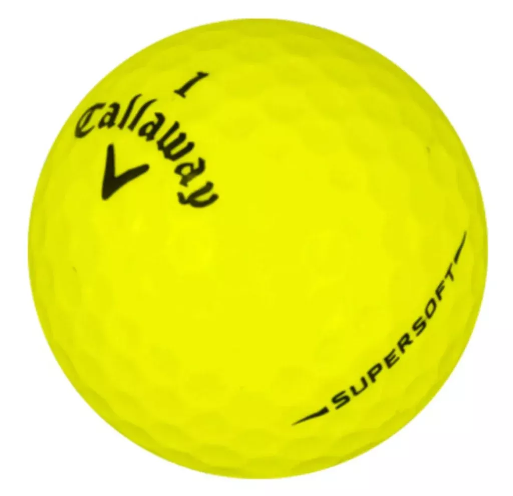 CALLAWAY SUPERSOFT YELLOW