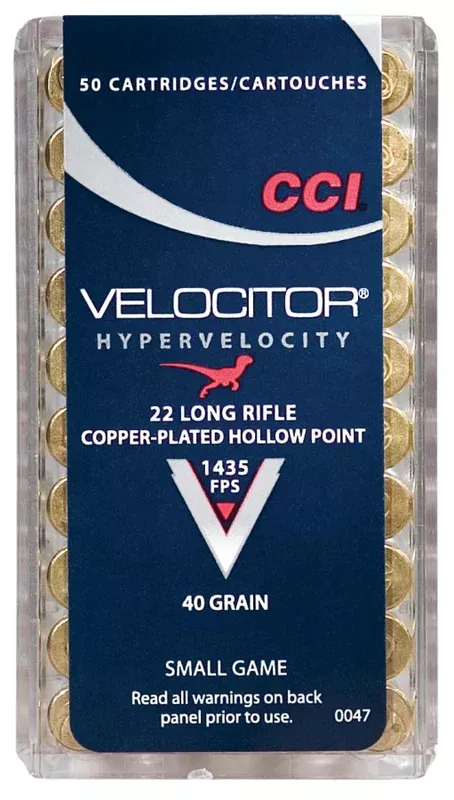 cci-velocitor-22-lr-hollow-point CCI Velocitor .22 LR Hollow Point