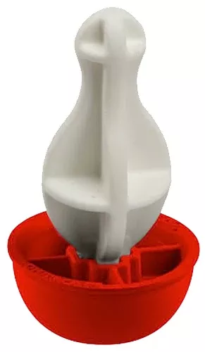 champion-targets-duraseal-bowling-pin-3d-wobble-white-red Champion Targets Duraseal Bowling Pin 3D Wobble White & Red