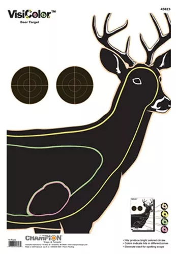champion-targets-visicolordeer-hanging-paper-target-13-x-18 Champion Targets VisiColorDeer Hanging Paper Target 13" x 18"