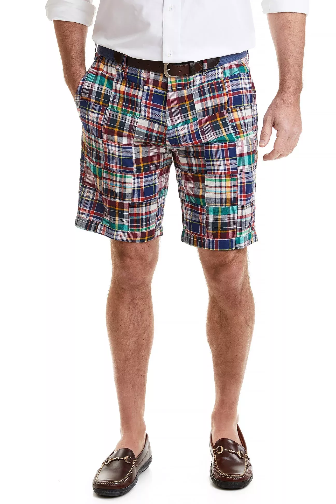 Cisco Short Stretch Twill Rockport Patch Madras