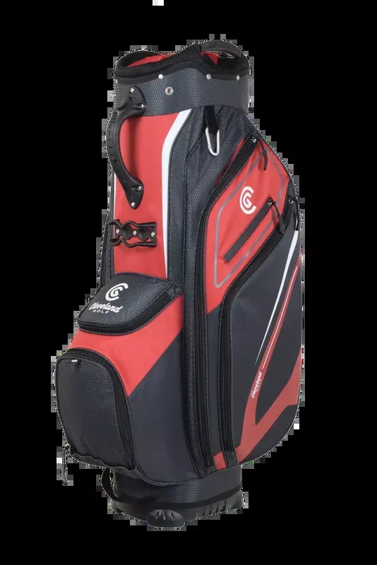Cleveland Friday 3 Cart Bag – Red/Charcoal