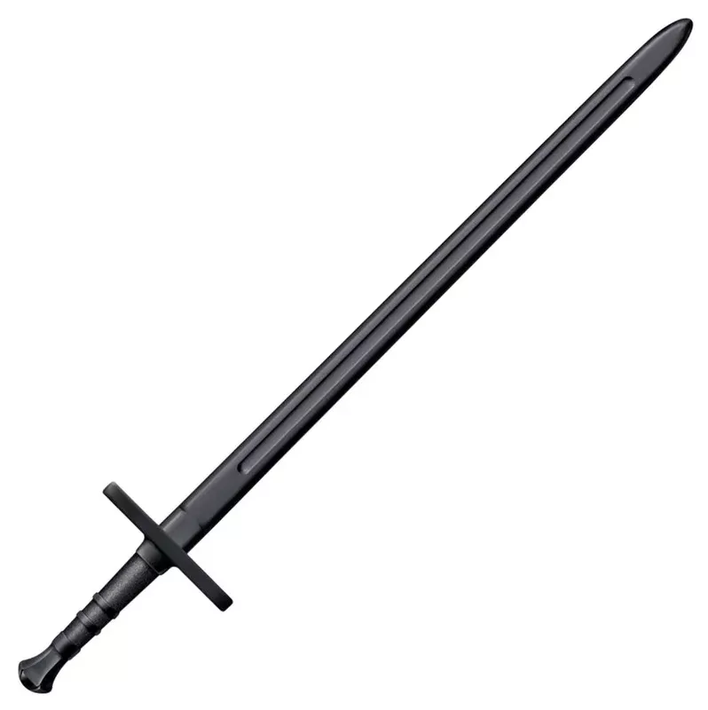 cold-steel-hand-half-training-sword-34-inch-fixed-plain-polymer-blade-black-poly Cold Steel Hand & A Half Training Sword 34-inch Fixed Plain Polymer Blade Black Polypropylene Handle