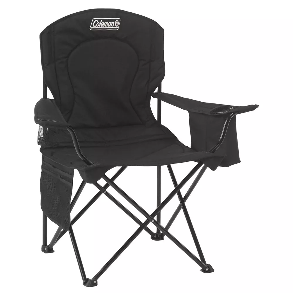 coleman-cooler-quad-chair-black Coleman Cooler Quad Chair - Black