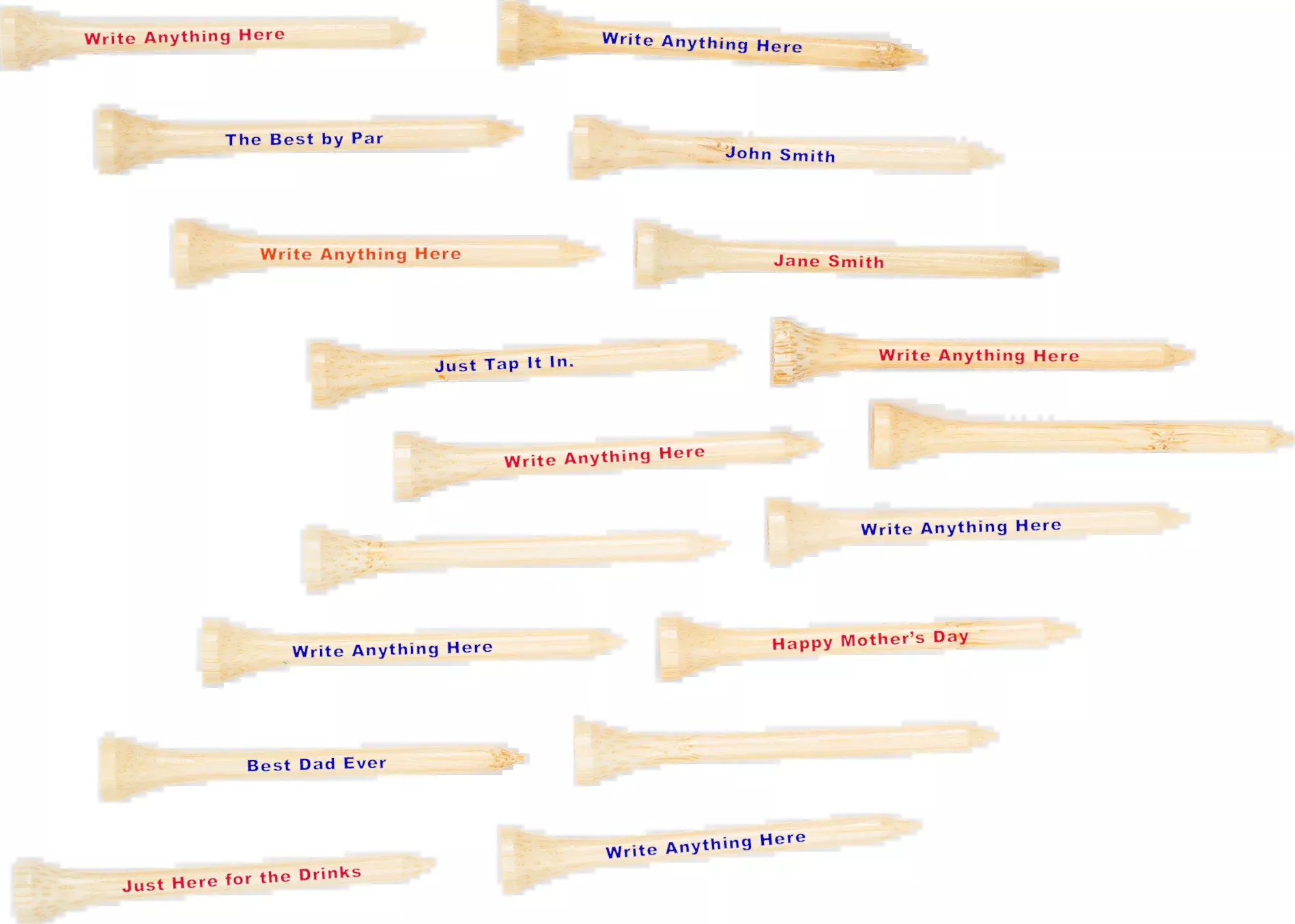 custom-2-3-4-golf-tees-18-pack Custom 2 3/4" Golf Tees - 18 Pack