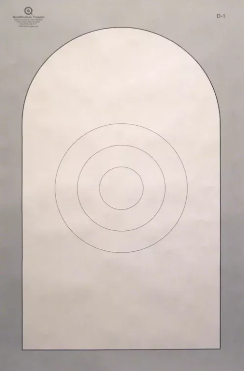 d-1-paper-target D-1 Paper Target