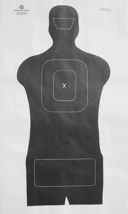 DENTON-Q Paper Target