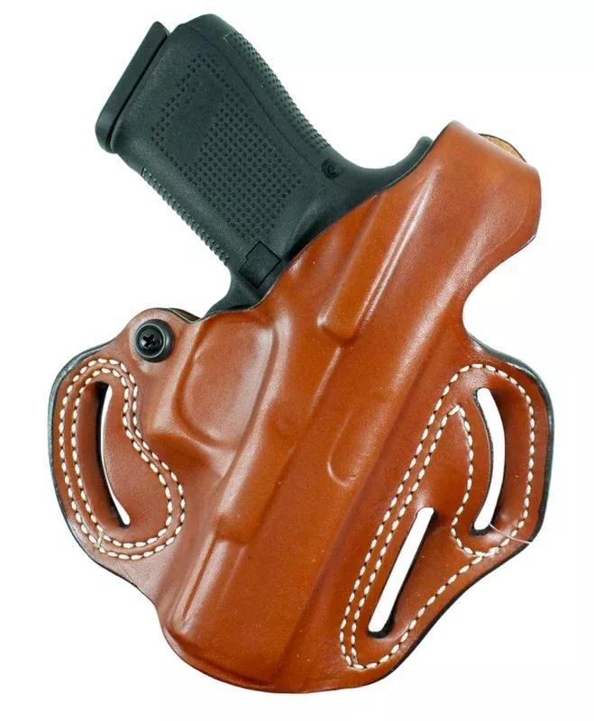 DeSantis Gunhide Thumb Break Scabbard Holster Tan Leather OWB