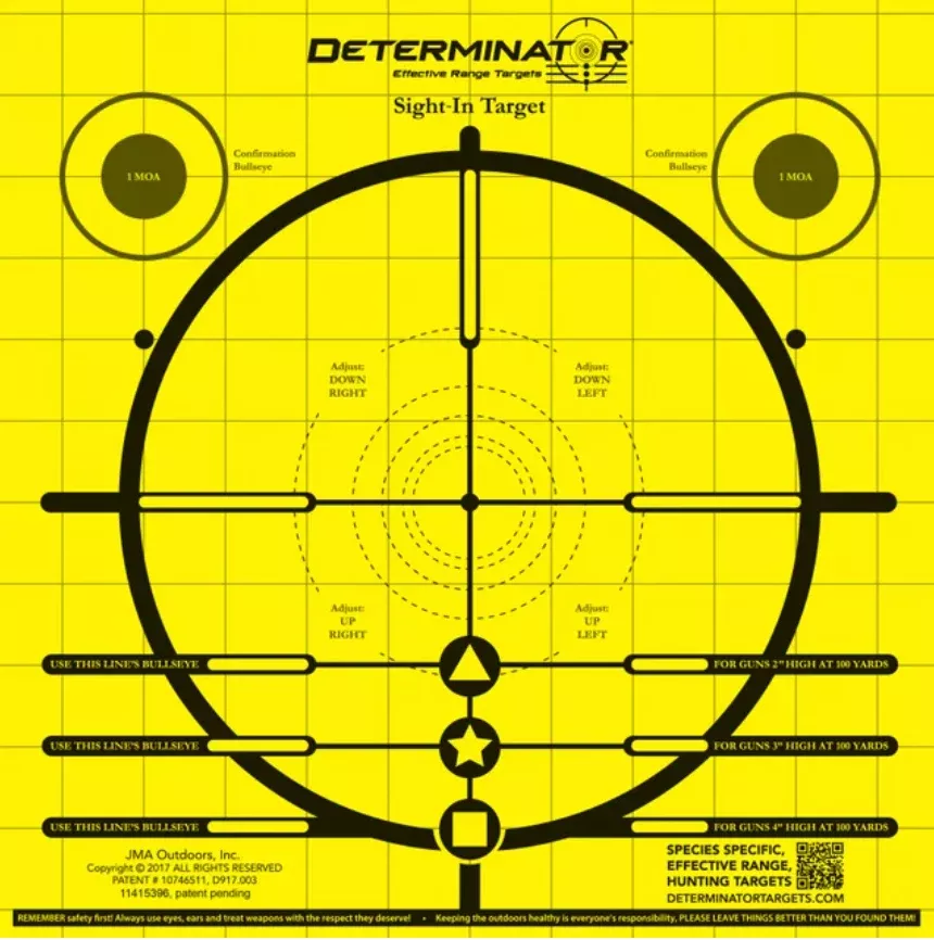 Determinator Targets - Sight - In 1” Squares