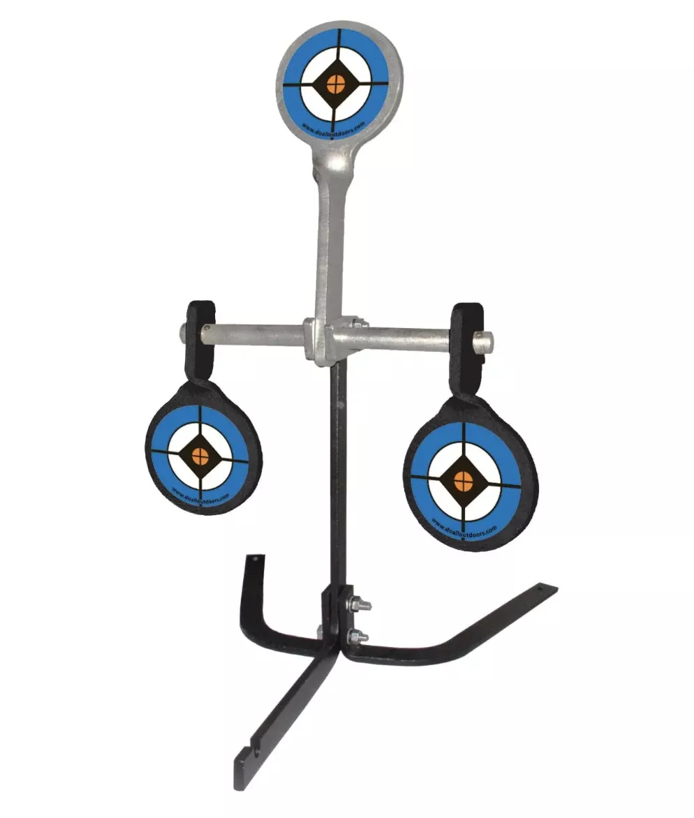 Do-All Outdoors Steel Auto Resetting Spinner Target Rated for .38-.48 caliber