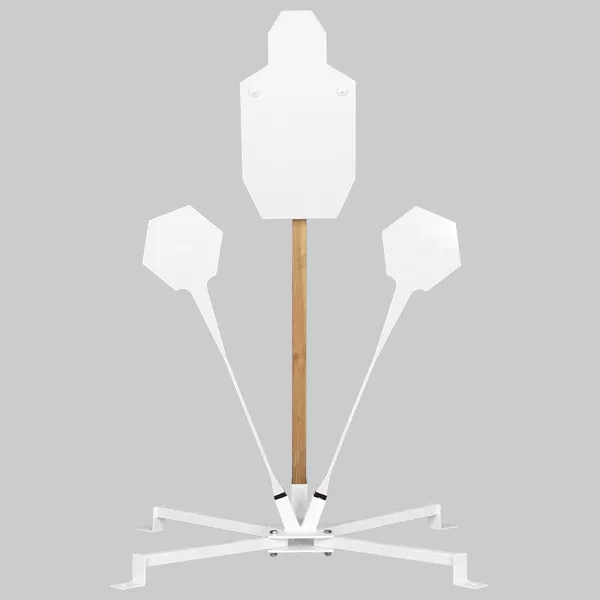 Double Lolli Popper w/BC-C Zone Target, (uses your 2 x 4 post), AR Target Shaft Combo, 8″