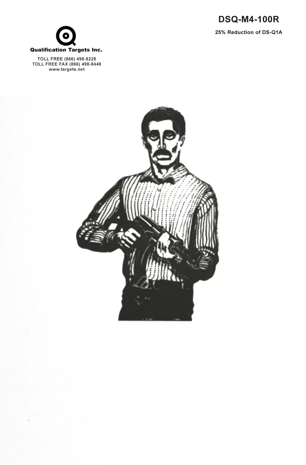 DSQ-M4-100R Paper Target