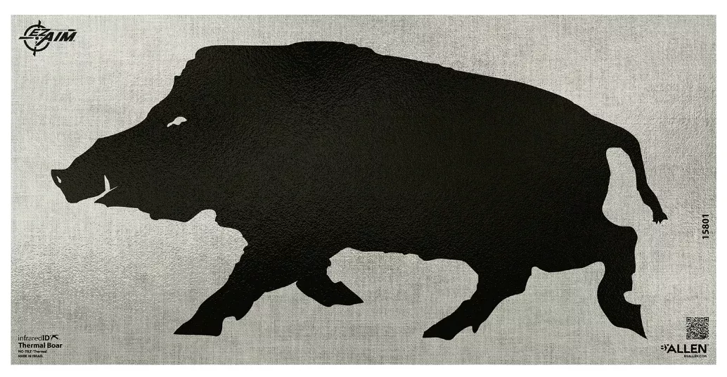 EZ-Aim Boar Thermal ID Paper 24" x 12" Black/Gray