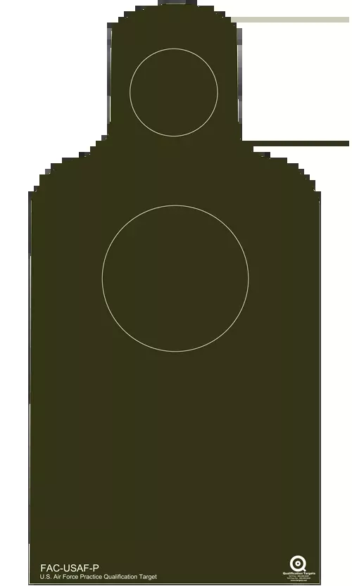 fac-usaf-p-paper-target FAC-USAF-P Paper Target