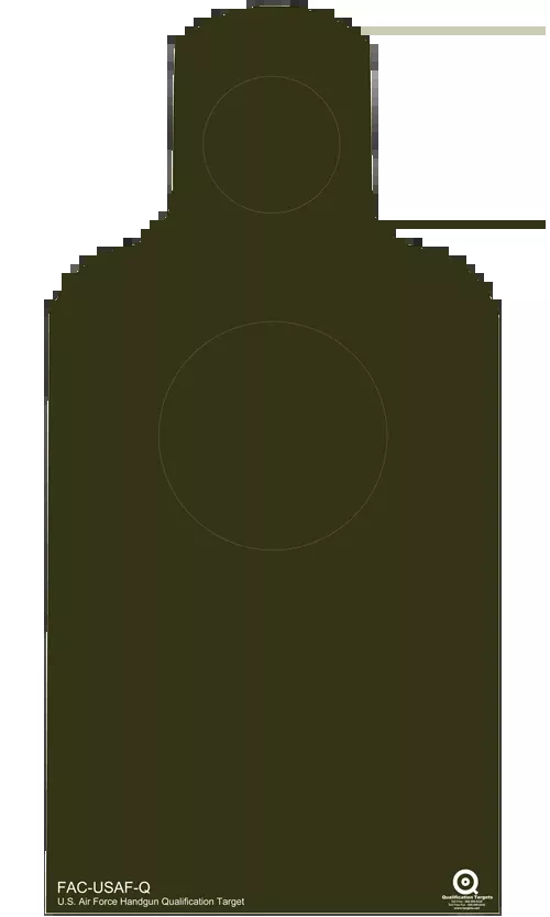 fac-usaf-q-paper-target FAC-USAF-Q Paper Target