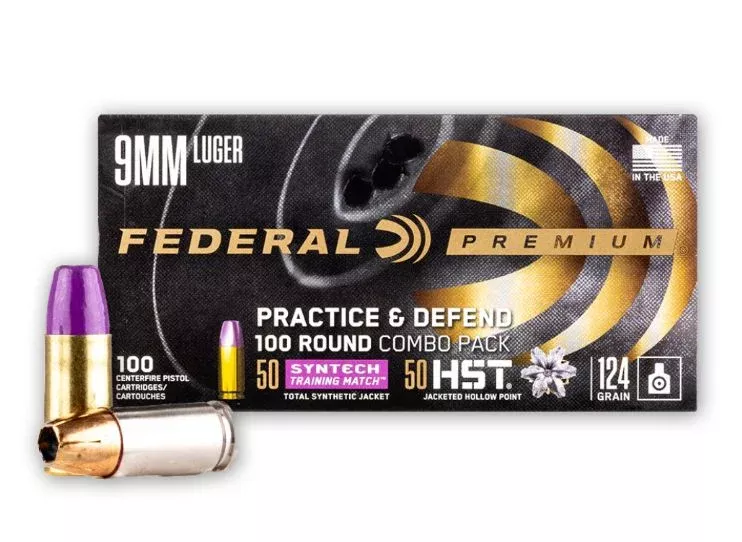 Federal Premium Practice & Defend 9mm Hollow Point