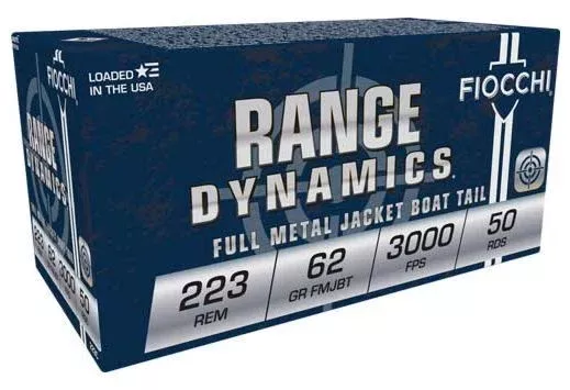 Fiocchi Dynamics .223 Remington Full Metal Jacket