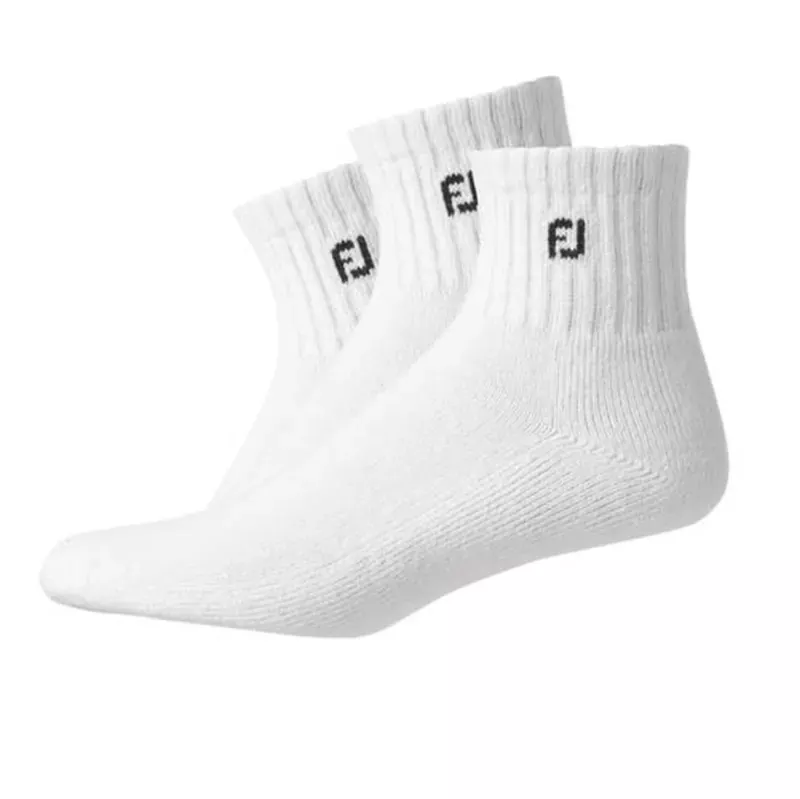 footjoy-comfortsof-quarter-golf-sock-3-pack-white FootJoy ComfortSof Quarter Golf Sock – 3 Pack – White
