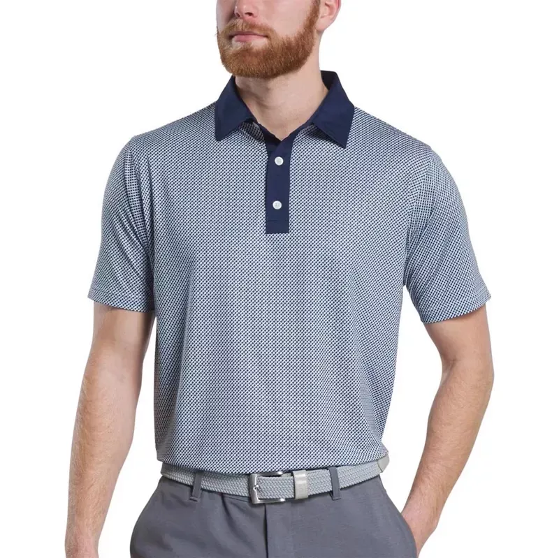 footjoy-lattice-print-golf-polo FootJoy Lattice Print Golf Polo