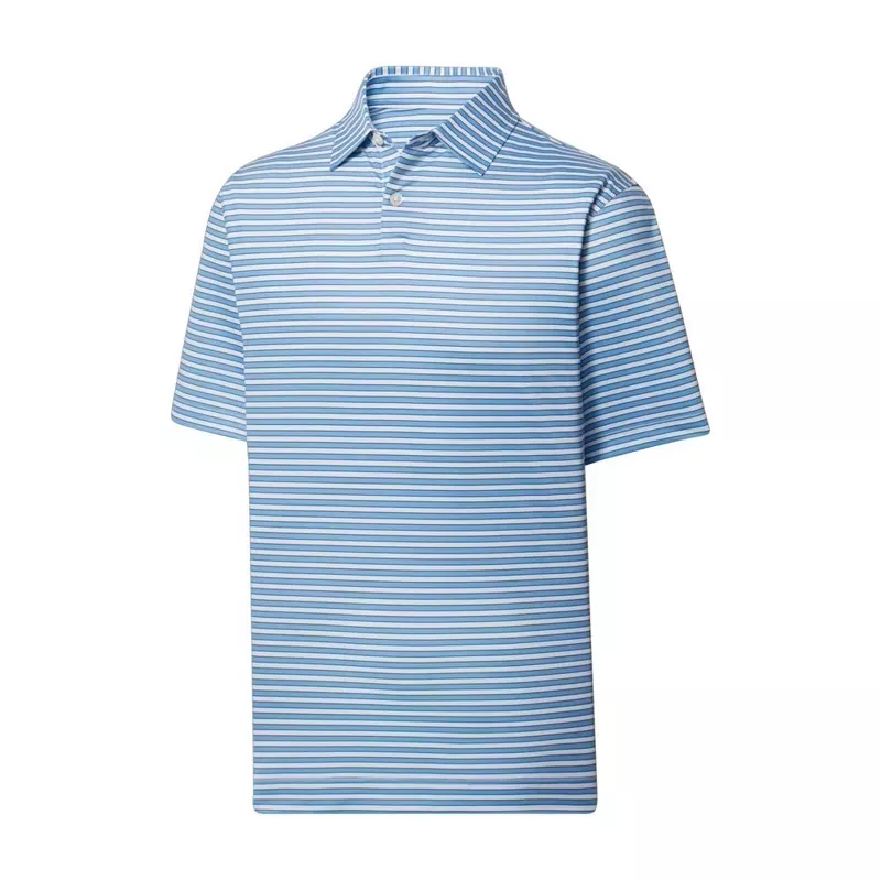 footjoy-lisle-mini-regimental-stripe-self-collar-polo FootJoy Lisle Mini Regimental Stripe Self Collar Polo