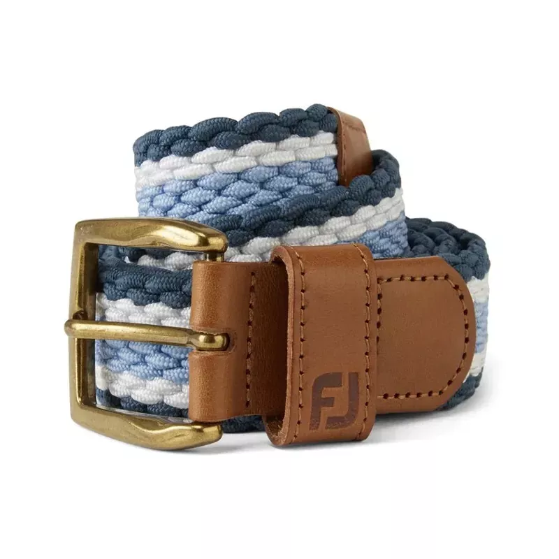 footjoy-solid-striped-braided-golf-belt-69486 FootJoy Solid Striped Braided Golf Belt 69486