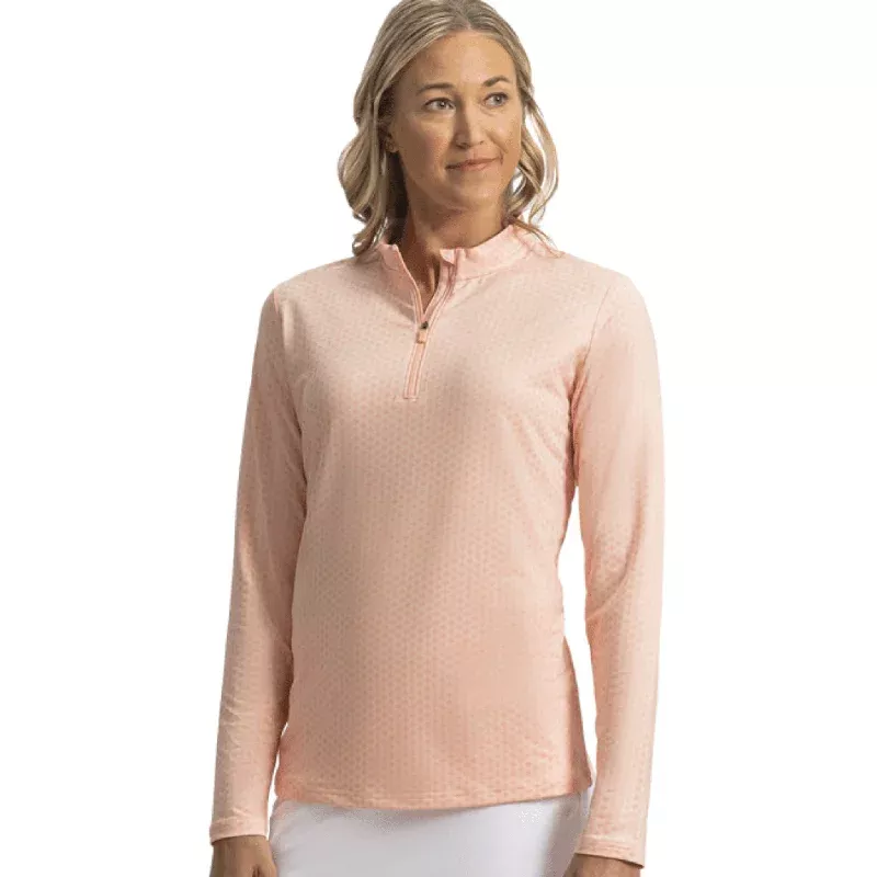 footjoy-women-s-1-4-zip-long-sleeve-sun-protection-sweater FootJoy Women’s 1/4 Zip Long Sleeve Sun Protection Sweater
