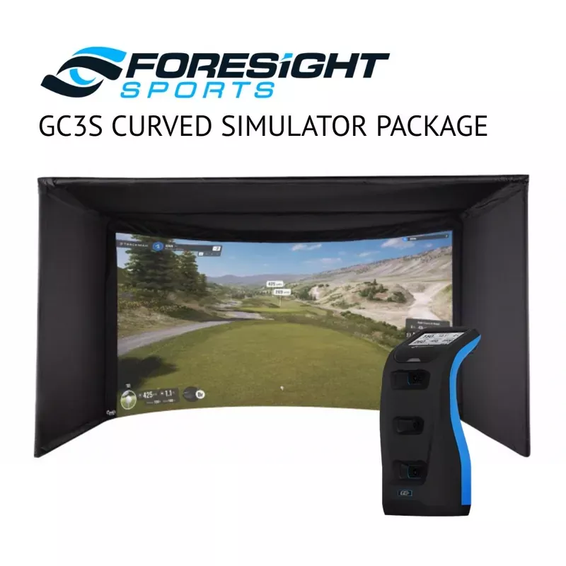 foresight-gc3s-curved-golf-simulator-package Foresight GC3S Curved Golf Simulator Package