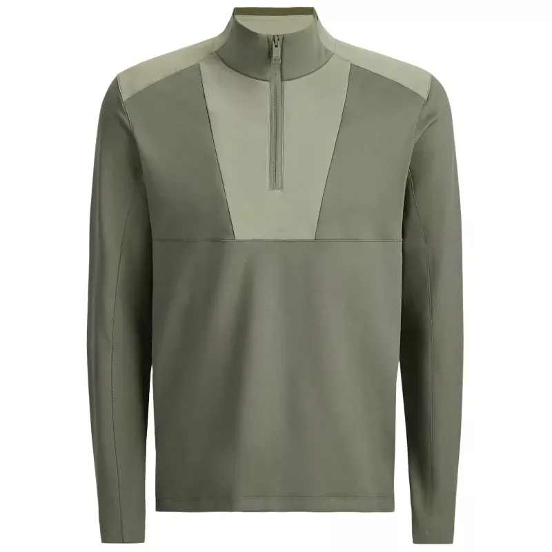 G/FORE Double Knit Brushed Back Scuba Quarter Zip Golf Pullover