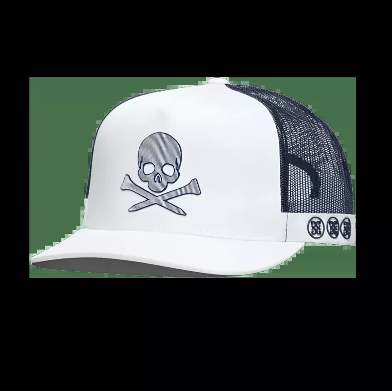G/Fore Silicone Skull & Tees Trucker Golf Hat
