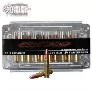 G2R Rip-Out .300 Blackout 200GR Subsonic Ammunition, 20 Rd. Pack