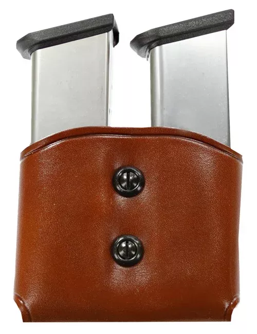Galco DMC26 Double Mag Carrier Tan Leather