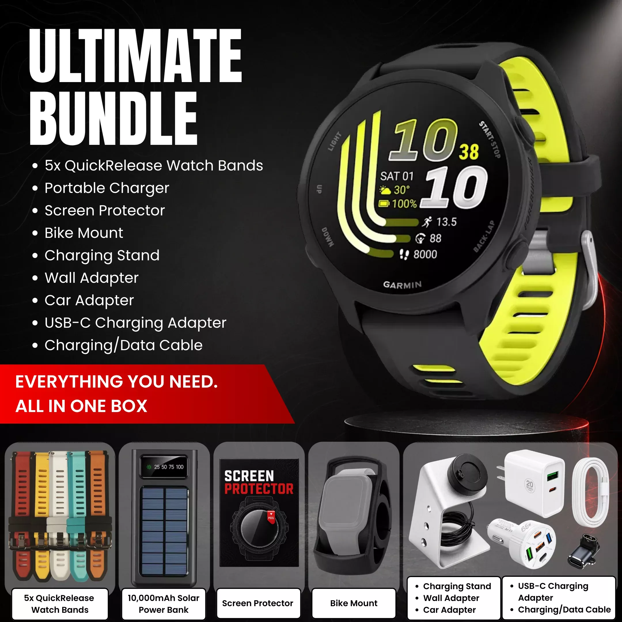 garmin-forerunner-170-gps-running-smartwatch-bundle-with-free-accessories Garmin Forerunner 170 GPS Running Smartwatch - Bundle with Free Accessories