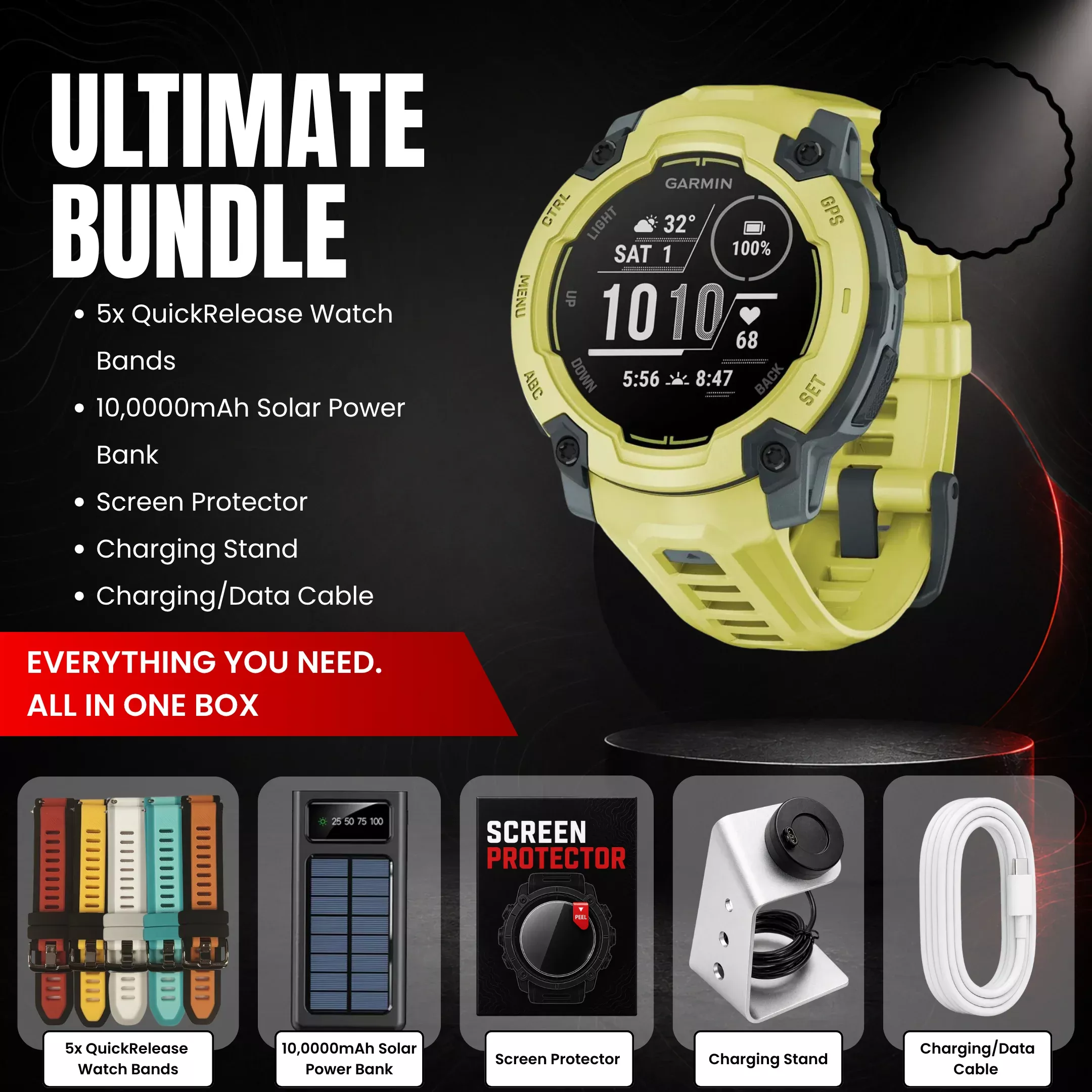 garmin-instinct-e-rugged-gps-smartwatch-bundle-with-free-accessories Garmin Instinct E Rugged GPS Smartwatch - Bundle with Free Accessories