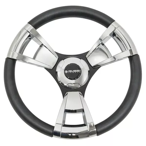 gussi-model-13-black-chrome-steering-wheel Gussi Model 13 Black/Chrome Steering Wheel