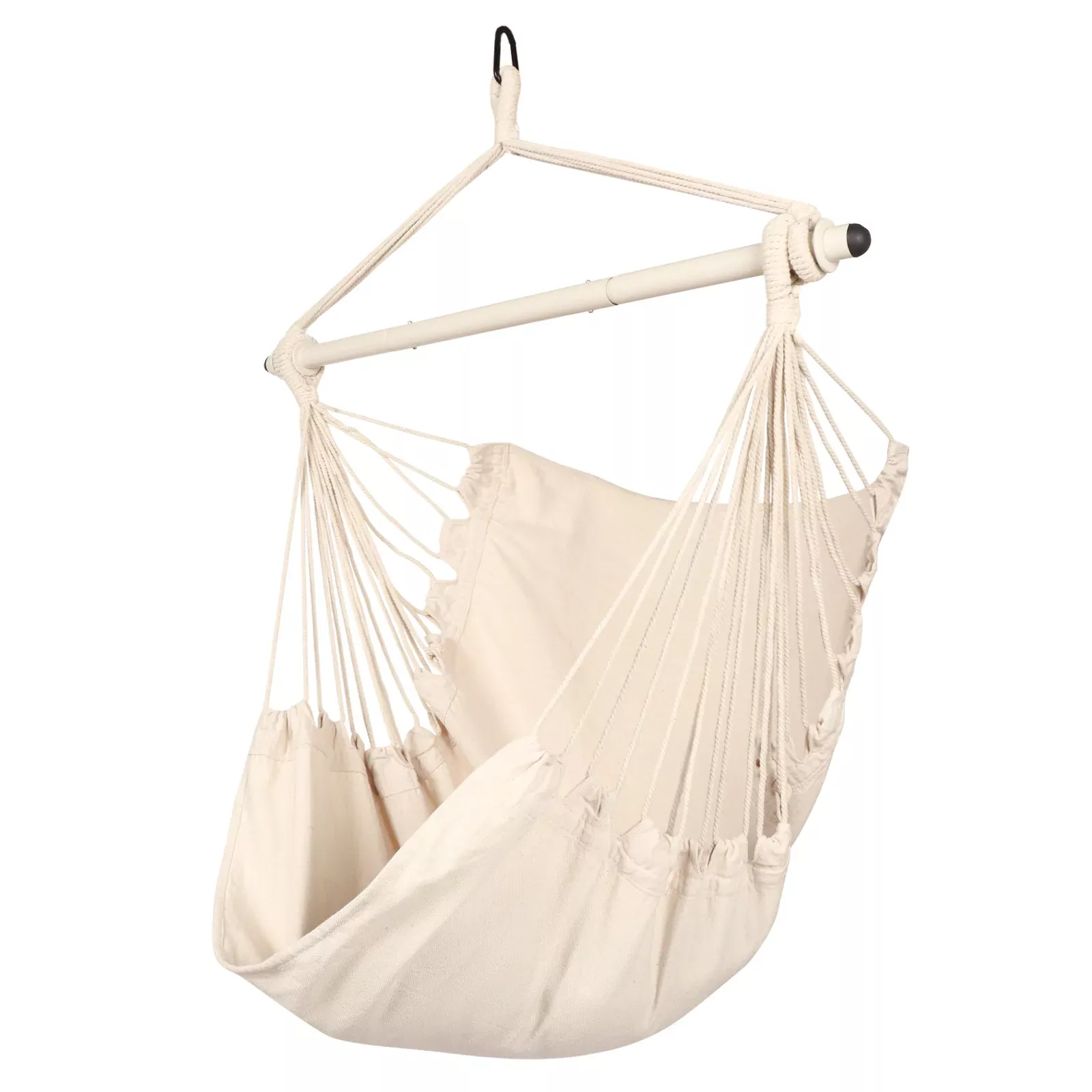 hanging-hammock-chair-beige Hanging Hammock Chair - Beige
