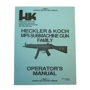Heckler And Koch MP5 Series Operators Manual