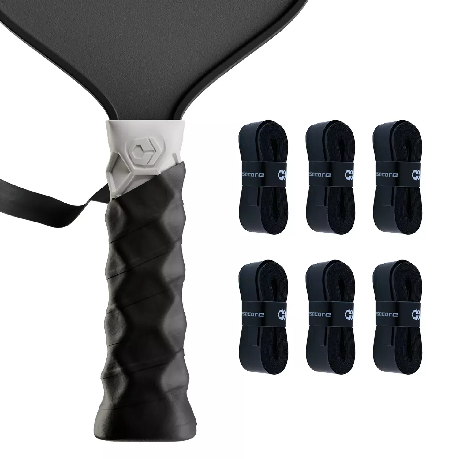hesacore-hesatac-overgrip-black-6-12-pack Hesacore Hesatac Overgrip – Black (6 & 12 Pack)