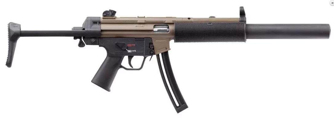 HK MP5 .22 LR Black Semi Auto Rifle