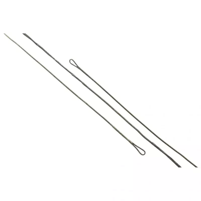 J and D Custom Strings Teardrop Bowstring B50 16-Strand 27 in. Black