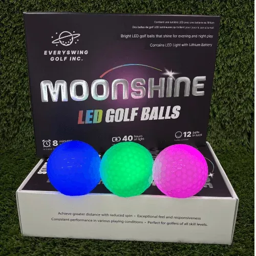 LED Light Up Golf Balls – 1 Dozen