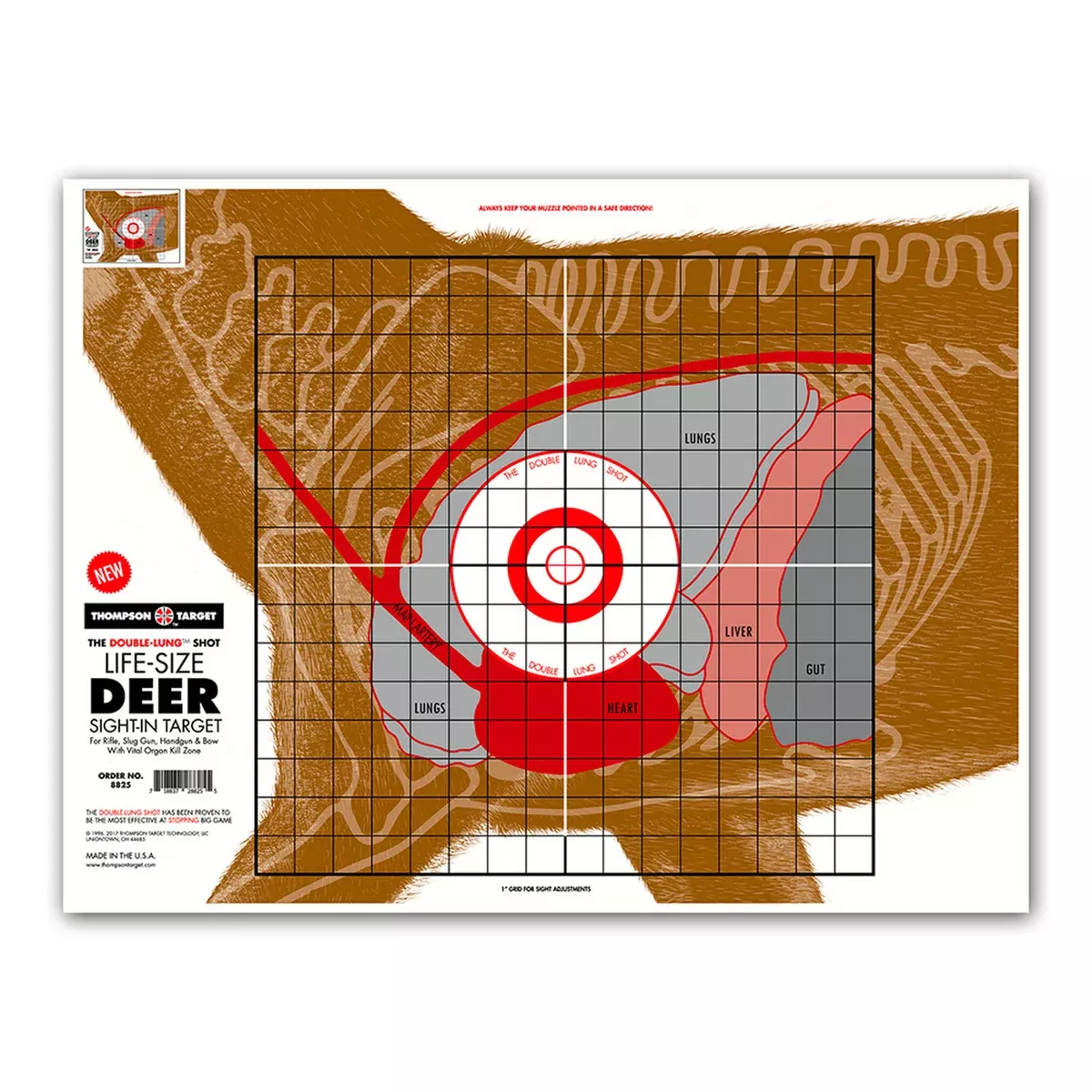 life-size-deer-sight-in-19-x25-targets Life-Size Deer Sight-In 19"x25" Targets
