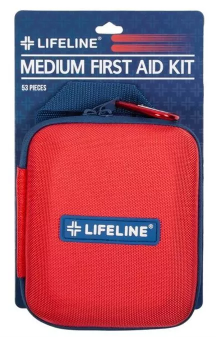 Lifeline Medium Hard-Shell Foam First Aid Kit Classical